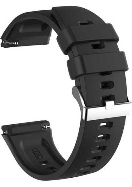 Samsung Galaxy Watch 3 45MM Classic Çapraz Frontier Kayış Kordon Siyah