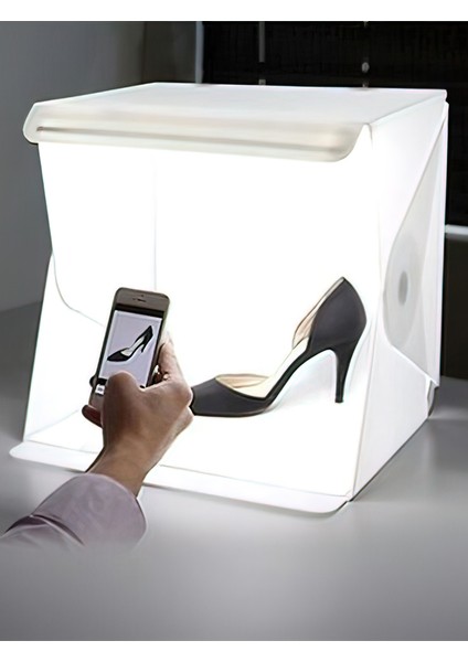 LED Işıklı Ürün Fotoğraf Çekim Çadırı - H117244