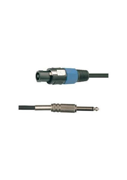 Spekon-6.3 mm Mono Hoparlör Kablosu 5 mt