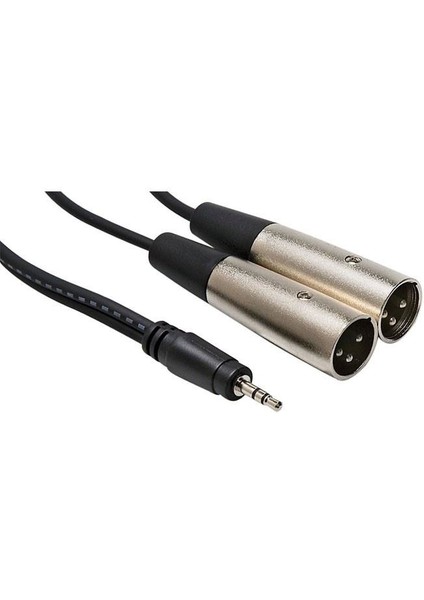 3.5 mm Stereo Erkek- 2 Xlr Erkek Kablo 3 Metre