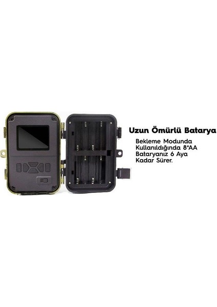 HH-662V2 Fotokapan Pır Sensörlü Kamuflaj Kamera 1080P modelleri