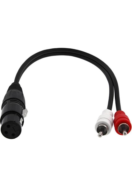 Xlr Dişi 2 Rca Erkek Çevirici Kablo