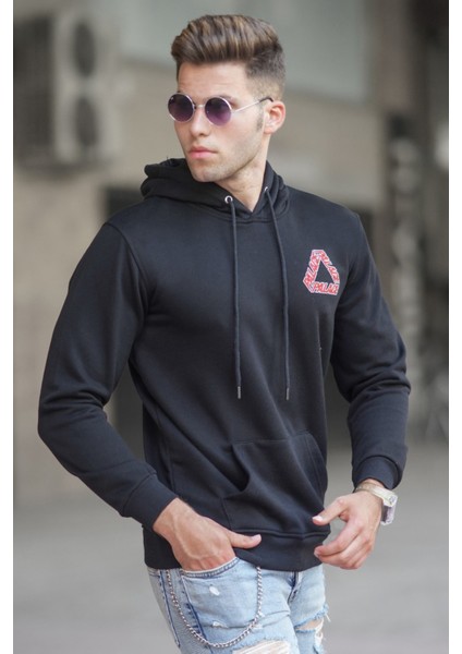 Siyah Baskılı Sweatshirt 5303