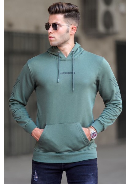 Haki Baskılı Sweatshirt 5304