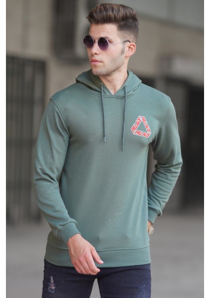 Haki Baskılı Sweatshirt 5303