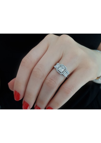 F Renk 0,79 Karat Tria Baget Pırlanta Yüzük 0442R0005 fırsatları