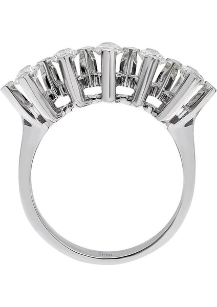 F Renk 0,80 Karat Pırlanta 5 Taş Yüzük 0442R0008 modelleri