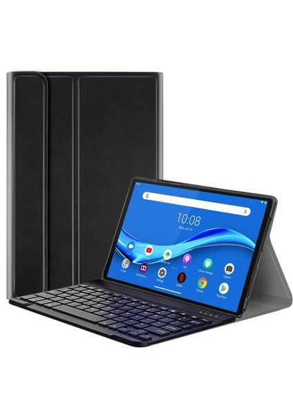 Lenovo Tab M10 Fhd Plus  10.3'' TB-X606 X606F Bluetooth Klavyeli Standlı Kılıf - Bkk1