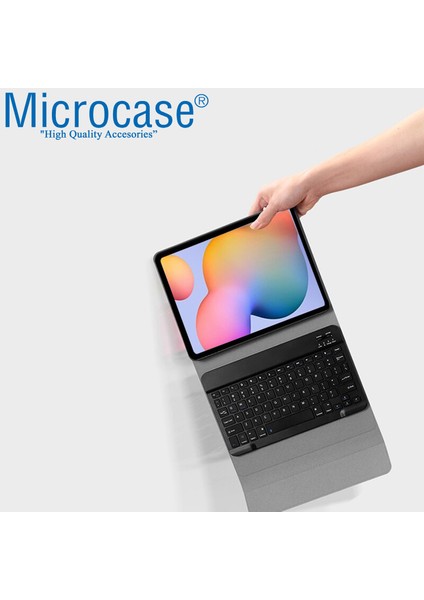 Samsung Galaxy Tab S6 Lite P610 10.4 Inch Tablet Bluetooth Klavyeli Standlı Kılıf - Bkk1