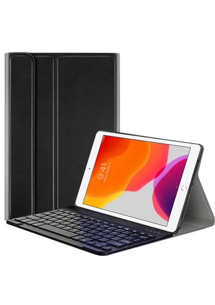 iPad 7.nesil 10.2 Inch 2019 - iPad Pro 10.5 Inch Bluetooth Klavyeli Standlı Kılıf - Bkk1