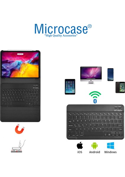 iPad Pro 11 2020 - iPad Pro 11 2018 Bluetooth Klavyeli Standlı Kılıf - Bkk1 fırsatları