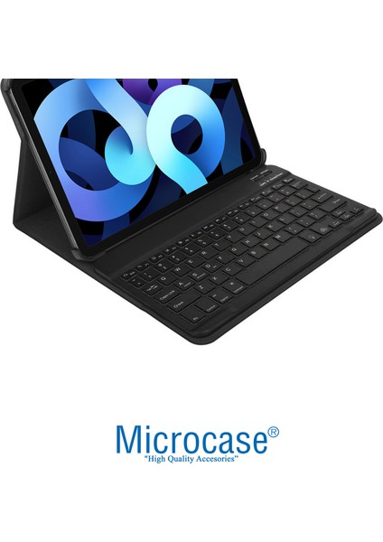 iPad Air 4.nesil 10.9 Inch 2020 Bluetooth Klavyeli Standlı Kılıf - Bkk1