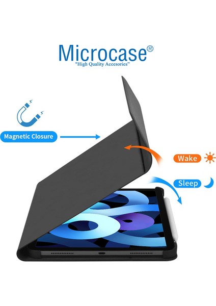 iPad Air 4.nesil 10.9 Inch 2020 Bluetooth Klavyeli Standlı Kılıf - Bkk1