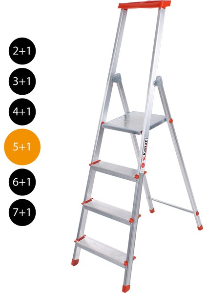 Alüminyum Merdiven 5+1 Basamak