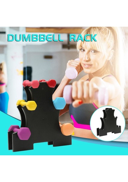 3 Set Dambıl El Ağırlıkları Setleri Standı Raf