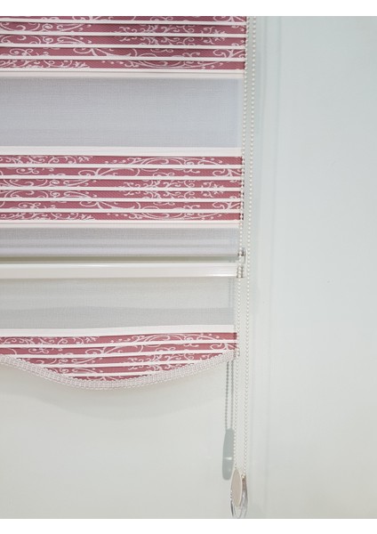 Desenli Pliseli Salon Zebra Stor Perde EP4440511 indirimleri