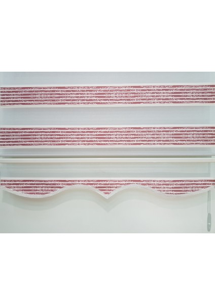 Desenli Pliseli Salon Zebra Stor Perde EP4440511 fırsatları