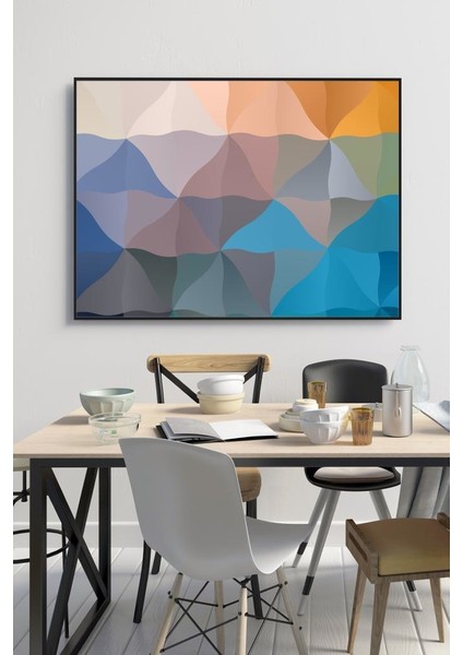 60 x 70 cm Model 2018 Desenli Cam Tablo 4 mm Temperli Camdır