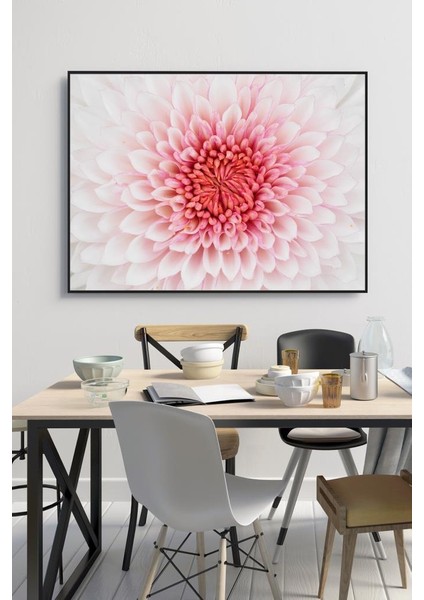 60 x 70 cm Kasımpatı Desenli Cam Tablo 4 mm Temperli Camdır