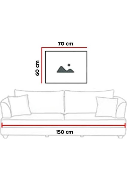 60 x 70 cm Kasımpatı Desenli Cam Tablo 4 mm Temperli Camdır