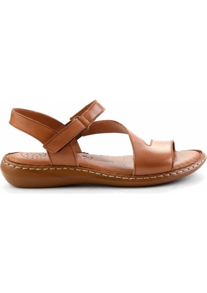 Taba Deri Kadın Sandalet K05907021603