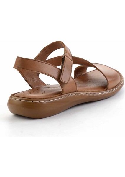 Taba Deri Kadın Sandalet K05907021603 modelleri