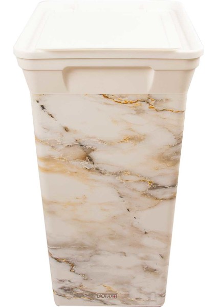 Trashbin Marble 40 L Plastik Çöp Kovası modelleri