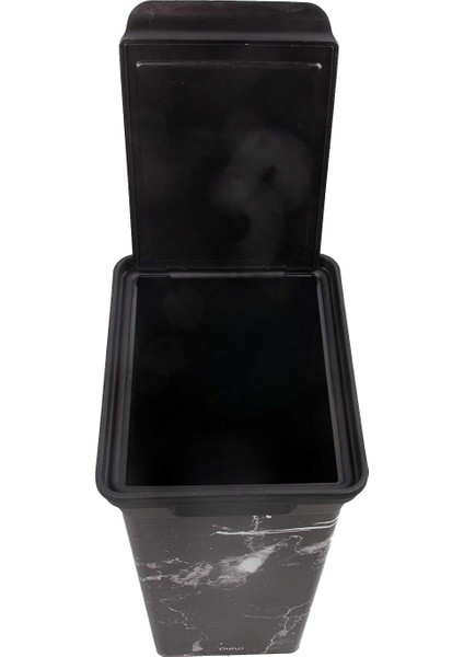 Trashbin Black Marble 40 L Plastik Çöp Kovası fırsatları
