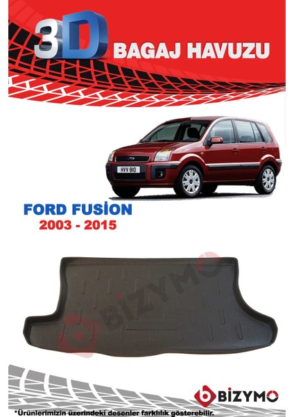 Ford Fusion 2003-2015 3D Bagaj Havuzu
