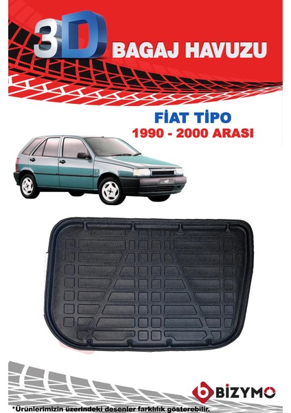 Fiat Tipo 1988-2000 3D Bagaj Havuzu