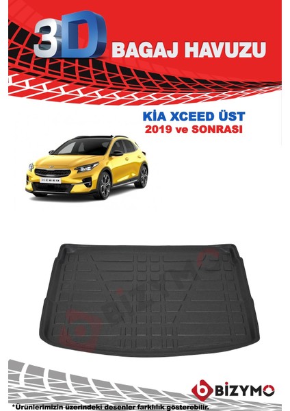Kia X Ceed 2019 Ve Sonrası Üst 3D Bagaj Havuzu fiyatları