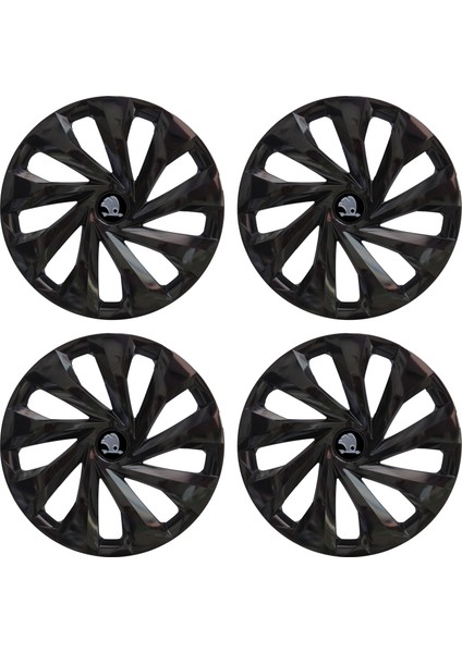 Skoda 14'' Inç Jant Kapağı 4 Adet 1 Takım 1013