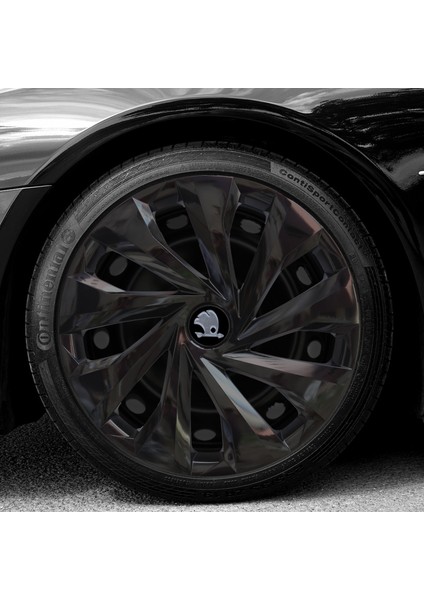 Skoda 14'' Inç Jant Kapağı 4 Adet 1 Takım 1013
