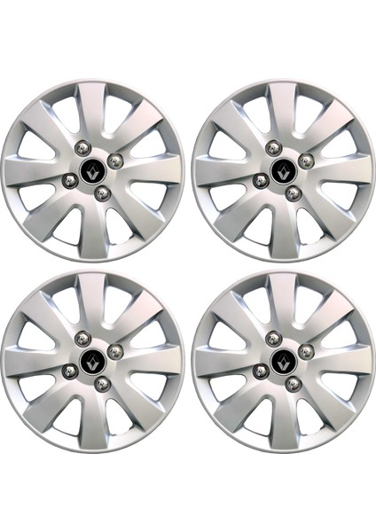 Kırılmaz Renault 15'' Inç Jant Kapağı 4 Adet 1 Takım 2016