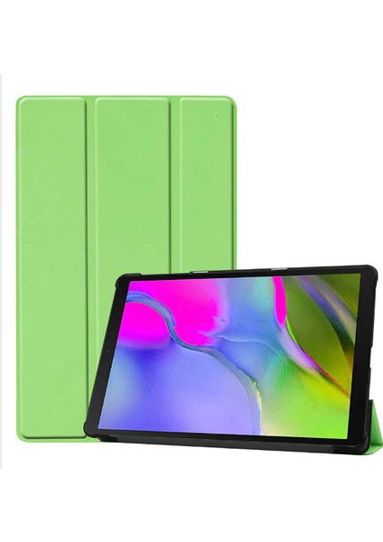 Samsung Galaxy Tab A 8.0 (2019) T290 Smart Cover Katlanabilir Standlı Tablet Akıllı Kapak Yeşil