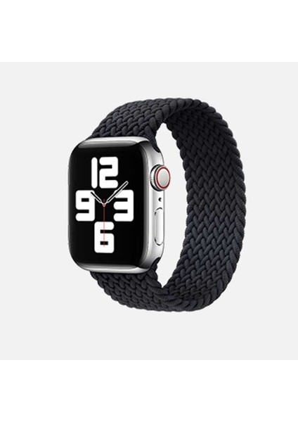 Apple Watch Uyumlu 40MM Krd-32 Sağlam Hasır Örgü Medium Kordon
