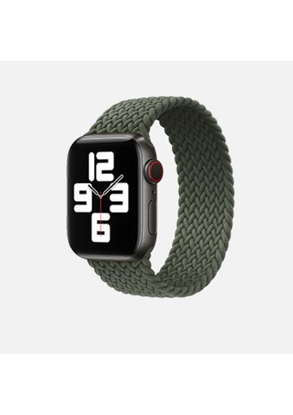 Apple Watch Uyumlu 40 mm Krd-32 Sağlam Hasır Örgü Medium Kordon