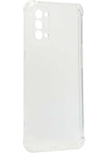 Oppo Reno 4 Kılıf Kamera Korumalı Nitro Anti Shock Silikon