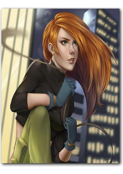 Ahşap Tablo Kim Possible