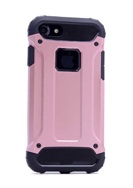 - Apple iPhone 6 Plus - Kılıf Çift Katman Zırh Tank Crash Military Kapak - Rose Gold