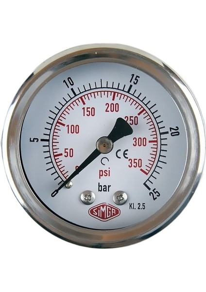 Çap Ø52 mm Pano Tip Kuru Manometre