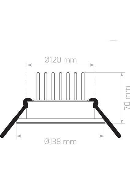 9X1W 3000K 765LM Sıva Altı LED Armatür-Sarı Işık fiyatları