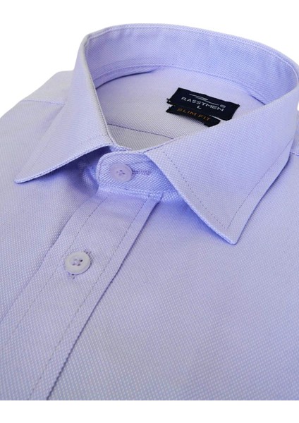Erkek Gömlek Uzun Kol Silim Fit Armürlü BGL-ST01462