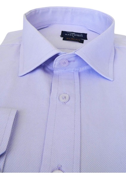 Erkek Gömlek Uzun Kol Silim Fit Armürlü BGL-ST01462
