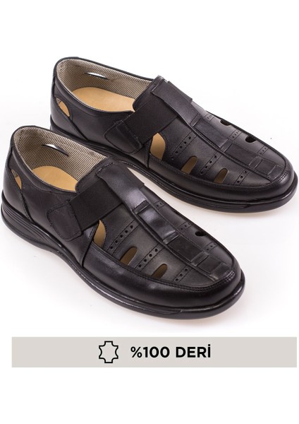 Deri Erkek Yazlık Delikli Ayakkabı
