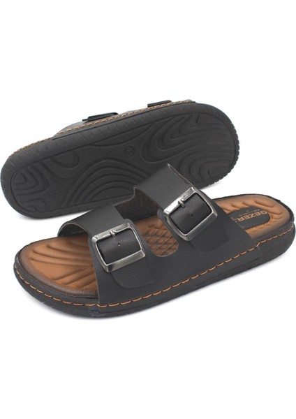 Ayarlanabilir Çift Toka, Dikişli, Anatomik Taban Günlük Erkek Terlik fiyatları