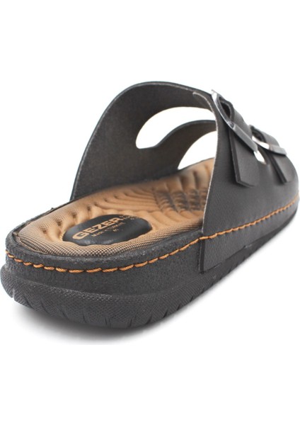 Ayarlanabilir Çift Toka, Dikişli, Anatomik Taban Günlük Erkek Terlik indirimleri