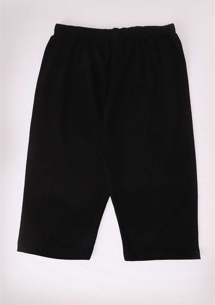 2 Adet Siyah Renk Kısa Tayt