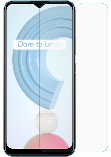 Realme C21 Tempered Glass Cam Ekran Koruyucu