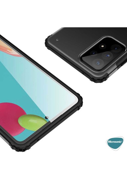 Samsung Galaxy A52 Kılıf Frosted Frame Kırmızı